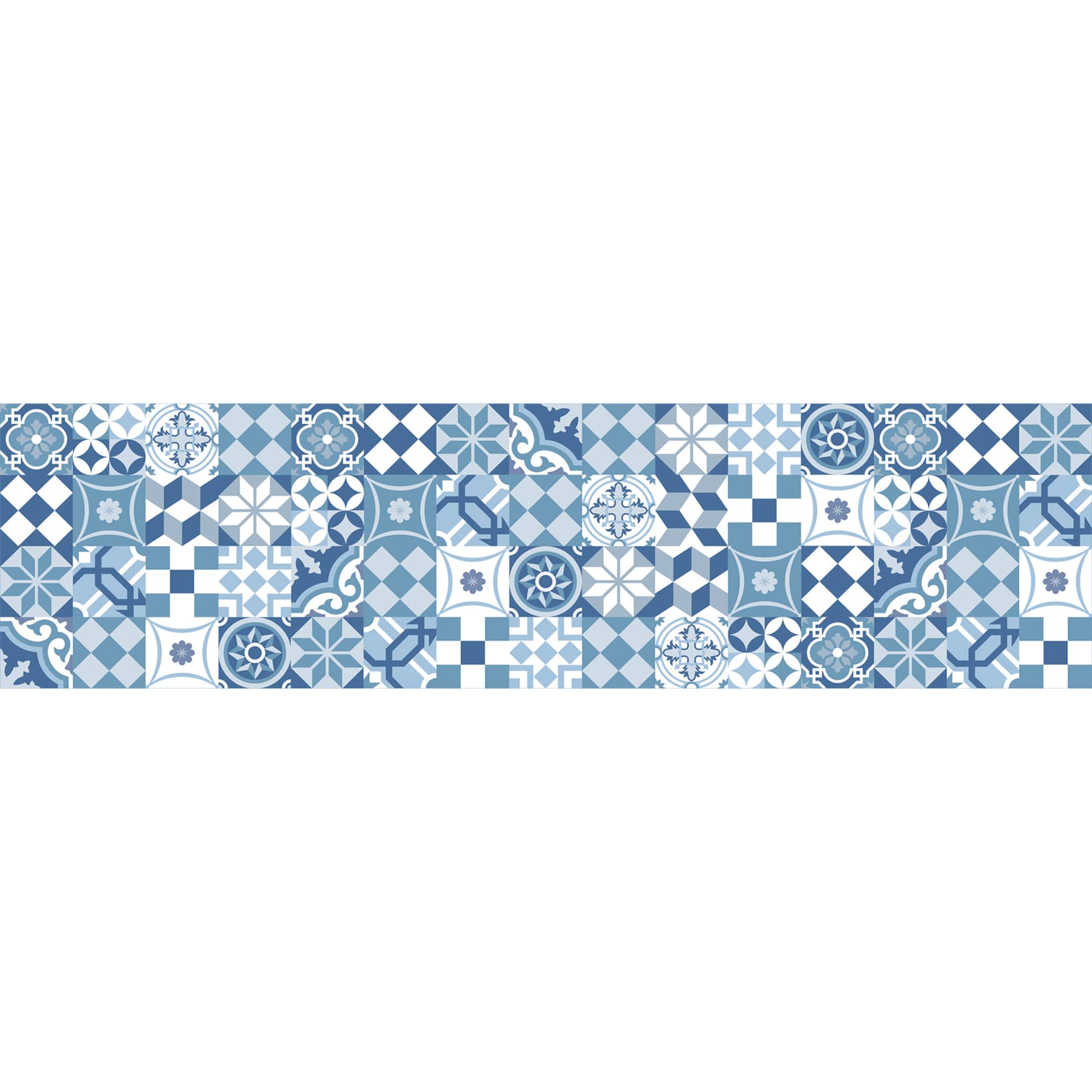 Crearreda Blue Cementine Peel & Stick Backsplash